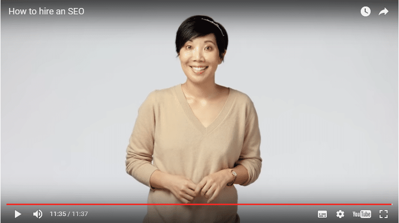 Google SEO video