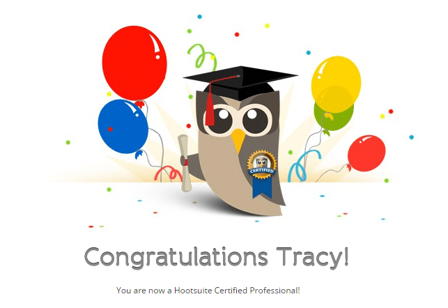 Congratulations Tracy Spence