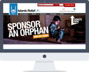 charity website